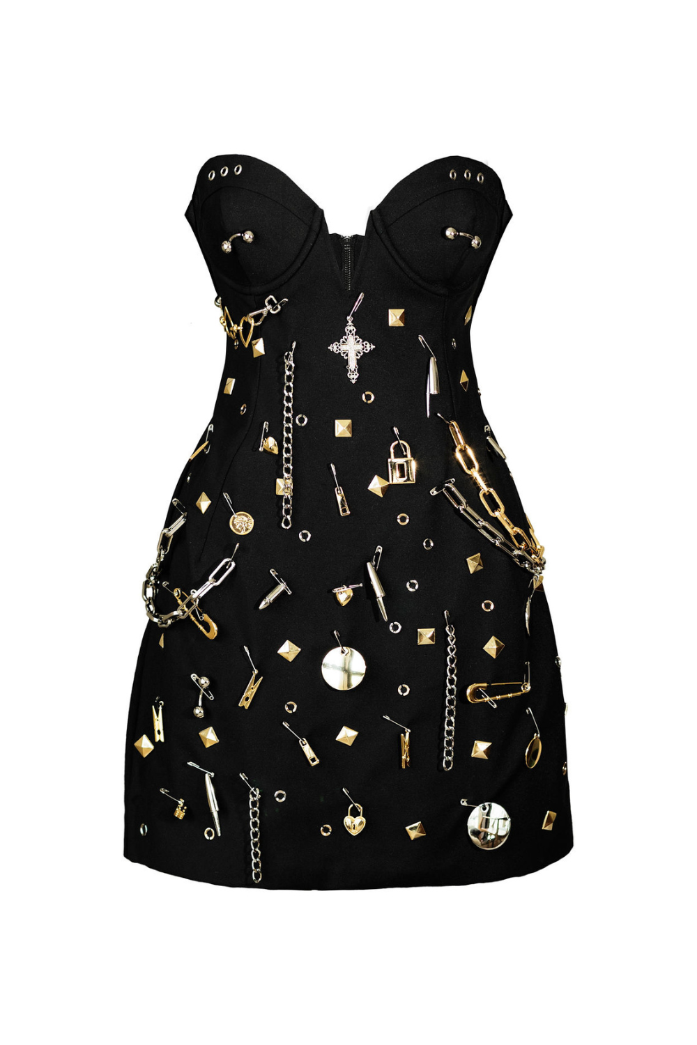 Vestido bordado ano 1972